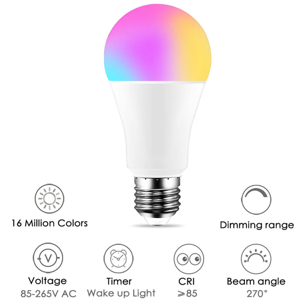 15W WIFI Smart Light Bulb