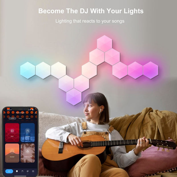 Smart Light Board Hexagonal Lamp