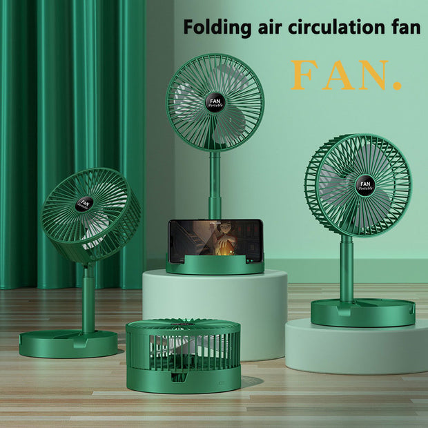 2 in 1 Foldable Telescopic Cooling Fan