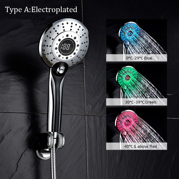 Pressured Rain LED Digital Shower Head